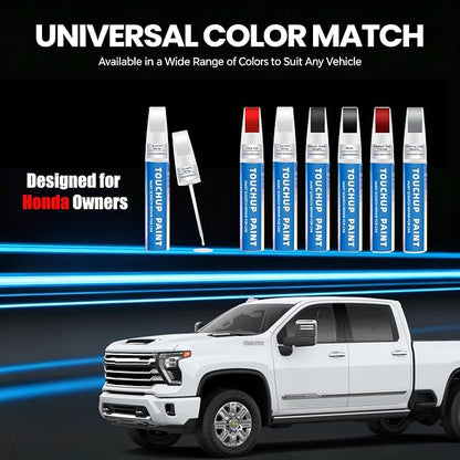 Summit White(GAZ/WA8624) Touch Up Paint Compatible with Chevy 2-in-1 Car Scratch Repair Pen for Rock Chips, Door Scratches & Paint Nicks Exact Color Match Quick Dry DIY Fix for Silverado Silverado