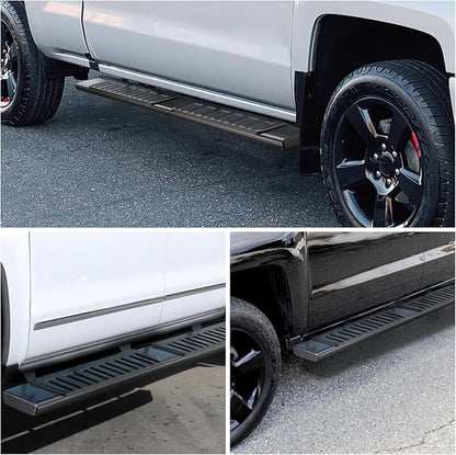 Nilight Running Boards for 2015-2026 Chevrolet Colorado/GMC Canyon Crew Cab 6 Inch Side Step Nerf Bars Black