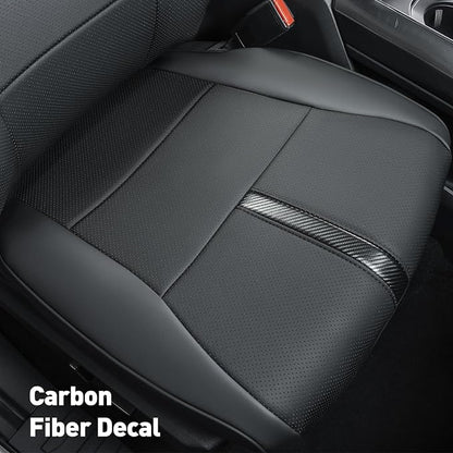 for Ford F150 Seat Covers 2015-2023 2024 2025 2026,Full Set Leather Waterproof Black Trucks Pickup Seat Covers Custom Fit for Ford F150 Accessories,Car Seat Cover for SuperCrew/CrewCab(XL,XLT)