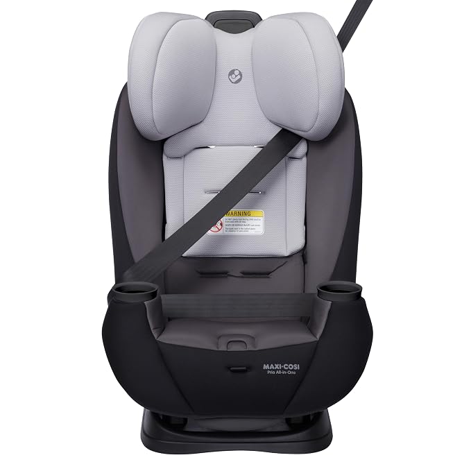 Maxi-Cosi Pria All-in-One Convertible Car Seat, Infant to Toddler Car Seat, Easy-Install Harness, Machine-Washable Cover, 5-100 lbs, Blackened Pearl 2