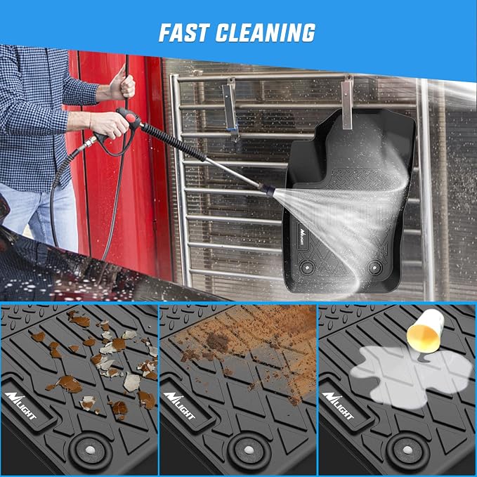 Nilight TPE Floor Mats for Jeep Renegade 2015 2016 2017 2018 2019 2020 2021 2022 2023 2024, All Weather Custom Fit Heavy Duty Floor Liners