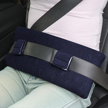 Seat Belt Pillow Post-Surgery – with Ice/Hot Pocket for C-Section, for Chest/Heart Travel