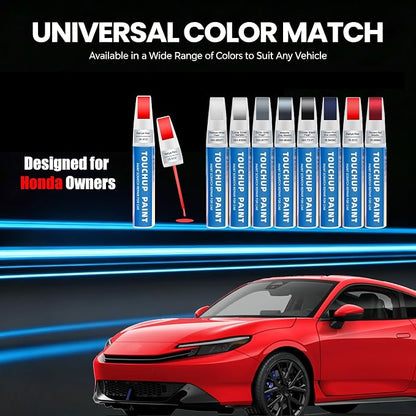 Rallye Red(R-513) Touch Up Paint for Honda 2-in-1 Car Scratch Repair Pen for Rock Chips, Door Scratches & Paint Nicks Exact Color Match Quick Dry DIY Fix for Civic Accord CR-V