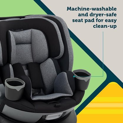 Safety 1st Turn and Go 360 DLX 360 Car Seat, Rotating All-in-One Convertible Car Seat, Sand Bucket