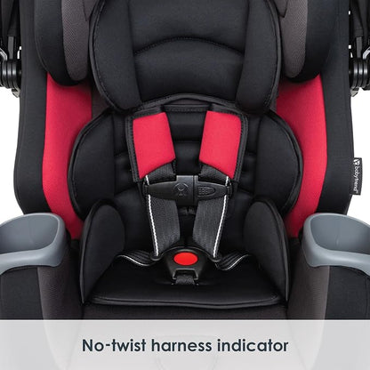 Baby Trend Cover Me™ 4-in-1 Convertible Car Seat, Scooter – Built-in Canopy, 4-Stage Growth System, Plush Comfort Padding, Multi-Position Recline