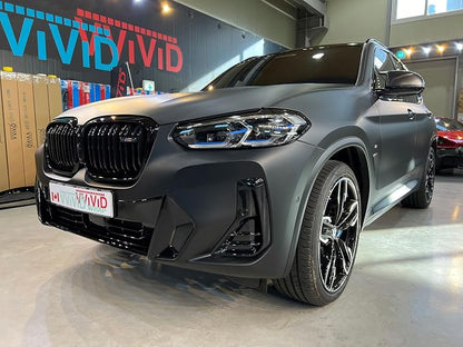 ColorFusion PPF by VViViD, Matte Stealth Midnight Black Dry Apply PPF Vinyl Car Wrap Roll 60ft x 5ft