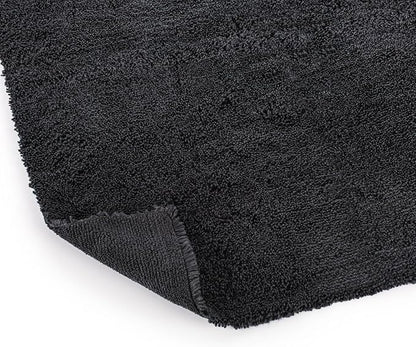 The Rag Company - Creature Edgeless Auto Detailing Towels (10-Pack) Professional 70/30 Blend, Dual-Pile Plush Microfiber, Buffing & Polishing, 420gsm, 16in x 16in, Black
