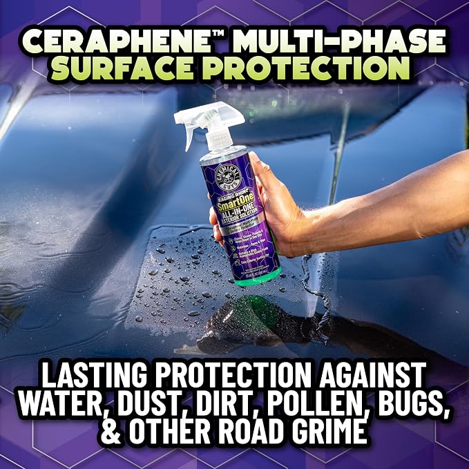 Chemical Guys Raging Rhino SmartOne 2 Pack With Storage Bag All In One Exterior Spray Microfiber Towels Giftable Waterless Wash And Quick Detail Set