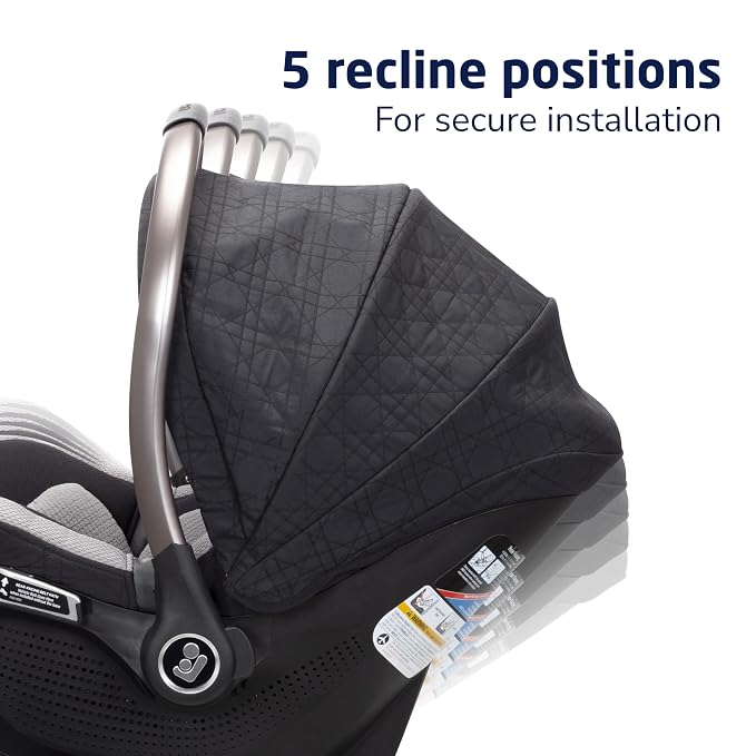 Maxi-Cosi Peri 180 Rotating Infant Car Seat, Baby Car Seat Rotating Carseat, Onyx Heritage