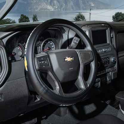 Chevy Gold Bowtie Style Premium Speed Grip Steering Wheel Cover