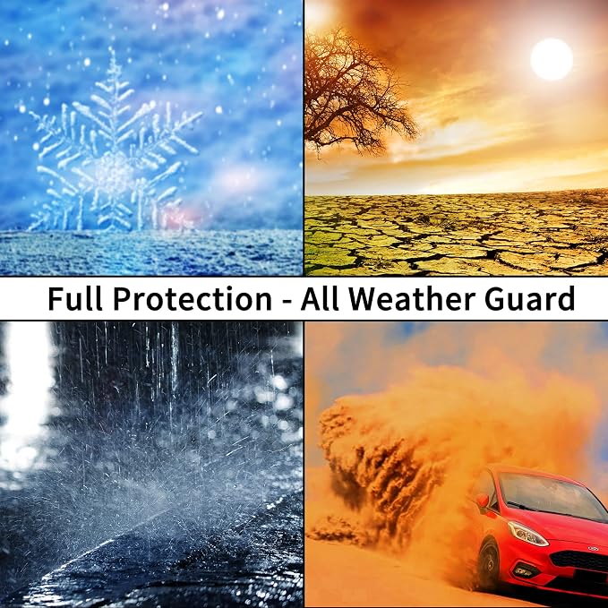 Auxko All Weather Floor Mats Fits for Ford Explorer 2026 2025-2020 7 Seat Full Set TPE Rubber Liners Set All Season Guard Odorless Anti-Slip Floor Mats for 1st & 2nd & 3rd Row