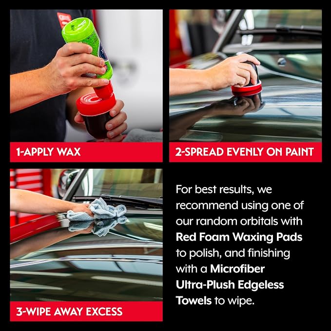 Griots Garage Ceramic Liquid Wax for Car Polishing and Detailing, High-Gloss Shine and Hydrophobic, Self-Cleaning Coating for Auto Paint, 10909, 16oz