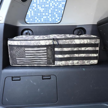 Aunginsy 2PCS Trunk Organizer Compatible with Toyota FJ Cruiser 2007-2021+, Car Left & Right Side Trunk Storage Bags Backseat Hanging Storage Multi-Compartment Accessories, With Camouflage Pattern