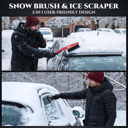 Roadside Emergency Car Kit for Vehicles, Car First Aid Kit Emergency Kit with Jumper Cables, Snow Shovel, Tow Strap, Car Safety Kits, Road Trip Assistance for Men, Women, New Driver Gifts
