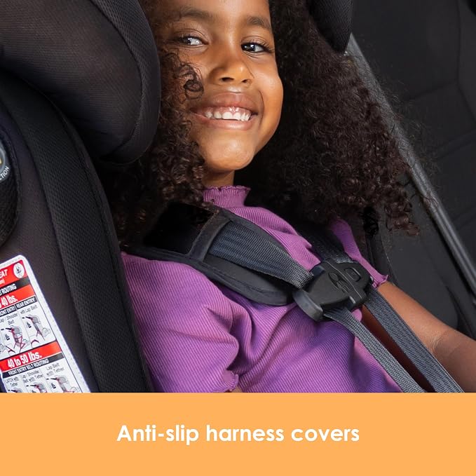 Baby Trend Hybrid SI 3-in-1 Combination Booster Seat, Hoboken Black – Side-Impact Protection, 3-Stage Growth Design, Adjustable Headrest, Cushioned Comfort