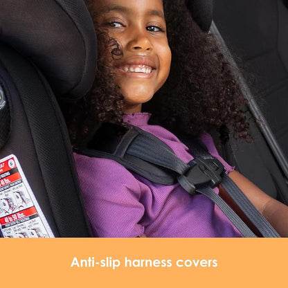 Baby Trend Hybrid SI 3-in-1 Combination Booster Seat, Hoboken Black – Side-Impact Protection, 3-Stage Growth Design, Adjustable Headrest, Cushioned Comfort