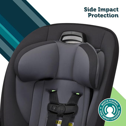 Safety 1st Ellaris 3-in-1 Convertible Car Seat, Slim Fit Design, Rear & Forward-Facing, 5-Position Headrest, Travel-Friendly with Machine-Washable Seat Pad, Peacock Blue