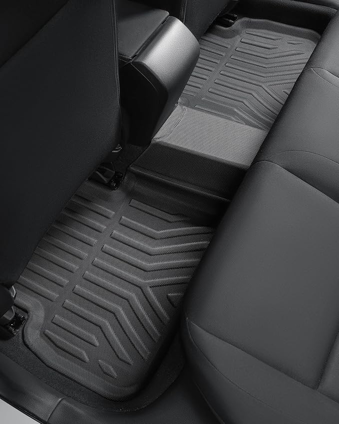 Custom Fit 3 Pcs Floor Mats for Honda Civic 2022-2025 - All-Weather Rubber Mats & Liners, Heavy Duty Car Interior Protection for Civic, Weather-Resistant & Easy to Clean