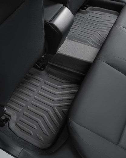 Custom Fit 3 Pcs Floor Mats for Honda Civic 2022-2025 - All-Weather Rubber Mats & Liners, Heavy Duty Car Interior Protection for Civic, Weather-Resistant & Easy to Clean