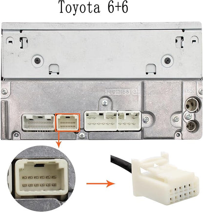 Car Auido AUX Input, 3.5mm AUX Adapter CD Changer for Toyota Camry 2005-2011, Avensis 2003-2011, Corolla 2005-2011, Tacoma 2004-2008, RAV4 2004-2011