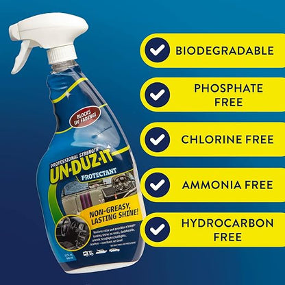 Protectant Spray, Provides Sun Protection for Cars, Boats, RVs, Vinyl, Tires and Outdoor Furniture, 32 Fl Oz Spray Bottle