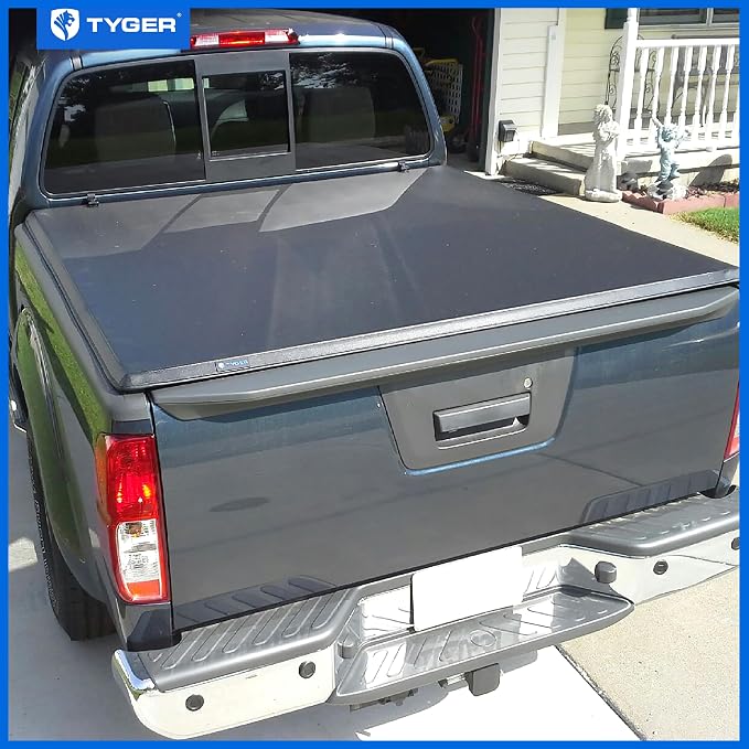 Tyger Auto T3 Soft Tri-fold Truck Bed Tonneau Cover Compatible with 2005-2021 Nissan Frontier; 2009-2012 Suzuki Equator | 5' (59") Bed | TG-BC3N1028