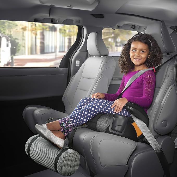 Swanoo, Car Seat Foot Rest for Kids Car Seat Accessories Leg Rest for Car Seat Kids Car Foot Rest with Extra Long Straps Adjusts to Any Carseat Or Toodlers Booster Seat by SWANOO, Grey, 1.0 Count