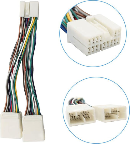 Auxillary Adapter, Navigation Retention Y Harness Cable for Honda Accord City Civic CRV Fit Pilot Odyssey 2003-2014