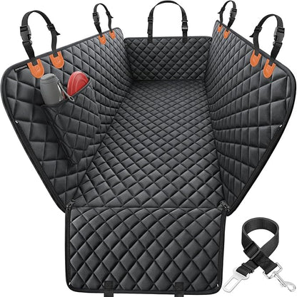 URPOWER Dog Car Seat Cover for Pets 100% Waterproof Seat Cover Hammock 600D Heavy Duty Scratch Proof Nonslip Durable Soft Back Seat Covers for Cars Trucks and SUVs