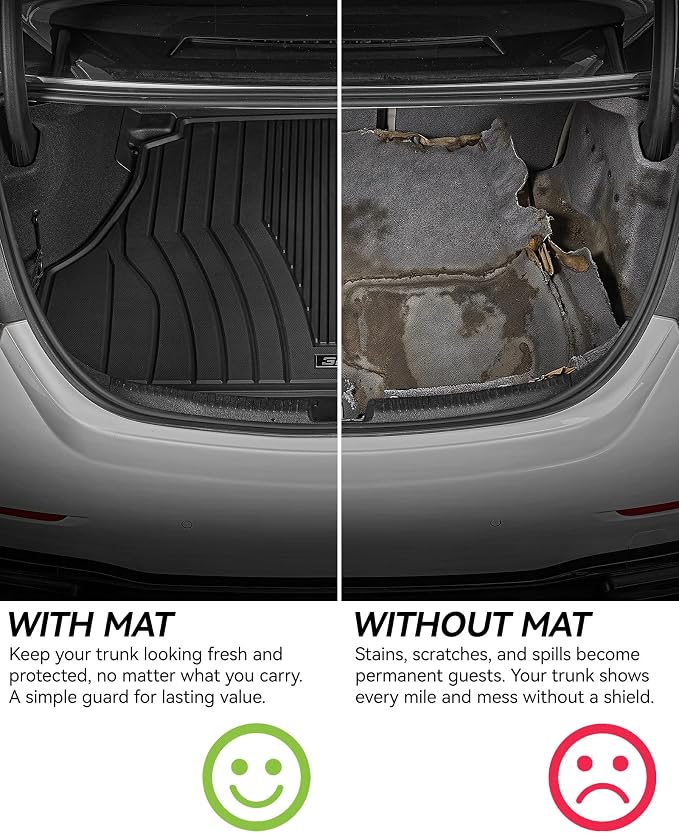 3W Trunk Mat for Mercedes Benz GLE 2020-2026 SUV, 350/43 AMG/450/53 AMG/580/63 AMG S Cargo Liner Heavy Duty All Weathe Custom Fit Trunk Liner for Benz GLE (Not Fit for Coupe)