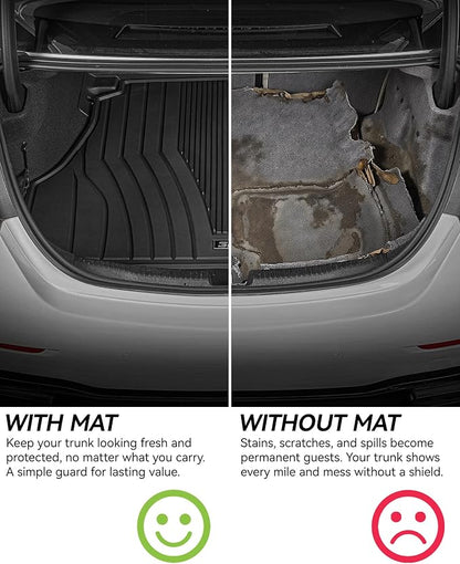 3W Trunk Mat for Mercedes Benz GLE 2020-2026 SUV, 350/43 AMG/450/53 AMG/580/63 AMG S Cargo Liner Heavy Duty All Weathe Custom Fit Trunk Liner for Benz GLE (Not Fit for Coupe)