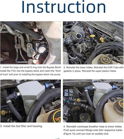 Disaster Prevention Bypass Kit Gen2.1 CP4.2 Fit for 2011-2025 Ford F250 F350 F450 F550 6.7L Diesel, CP4-6.7F-BP-G2.1, 7031190