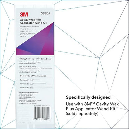 3M Cavity Wax Plus Aerosol Spray, 08852, 18 fl oz, Self-Healing, Corrosion Protection, Non-Hardening, Chipping, Peeling, Cracking