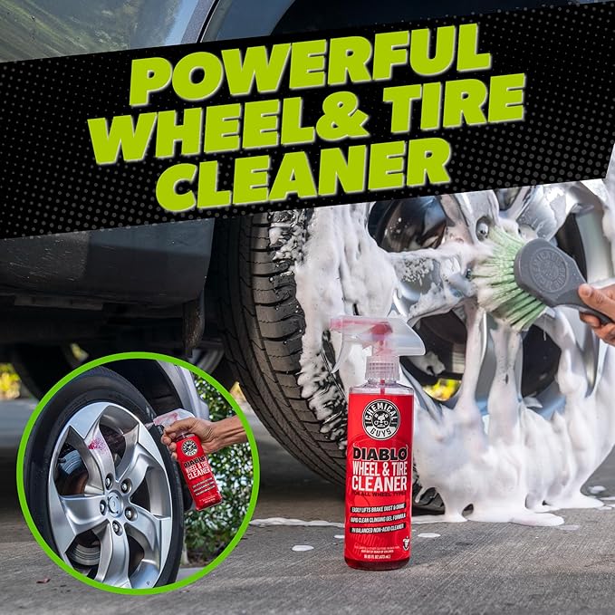 Chemical Guys Car Wash And Interior Detailing Kit With Storage Bag Car Wash Soap, Wheel Cleaner, Interior Spray, Microfiber Towels And Wash Mitt