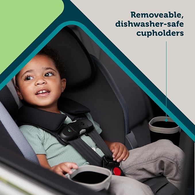 Safety 1st Turn and Go 360 DLX 360 Car Seat, Rotating All-in-One Convertible Car Seat, Sand Bucket