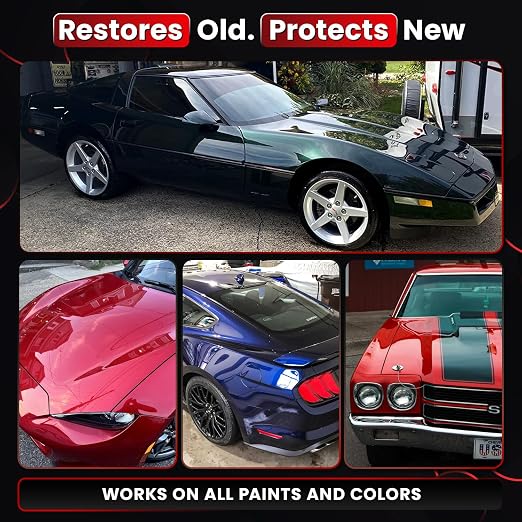 Clarity Compound - Scratch & Swirl Remover for Cars with ClarityFusion Technology - One Step Scratch Remover for Clear Coat & Paint Restoration - Removes Scratches, Swirls & Oxidation - 16 oz