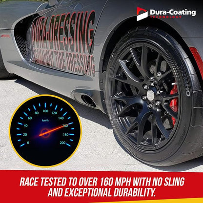 DURA-COATING TECHNOLOGY, Dressing Tire Dressing Re-Load Kit, for Tires Already Coated with Dura-Dressing - Car Tire Shine for Ultimate High Gloss Shine, Protection & Renewal - XL 8oz Bottle