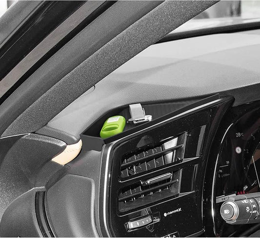 LUWU 2026 RX Dashboard Non-Slip Mat Compatible with 2023 2024 2025 2026 Lexus RX350/RX450/RX500 Accessories Silicone Protective Pad Liner Protective Pad Center Console Liner Mat Black