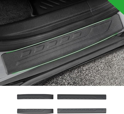 Floor Mats for Honda Prologue/Chevy Blazer EV 2024-2026, TPE All Weather Protection Cargo Mat with Backrest Mat Lower Trunk Liner for Honda Prologue Accessories (Inclued Door Sill Guards)