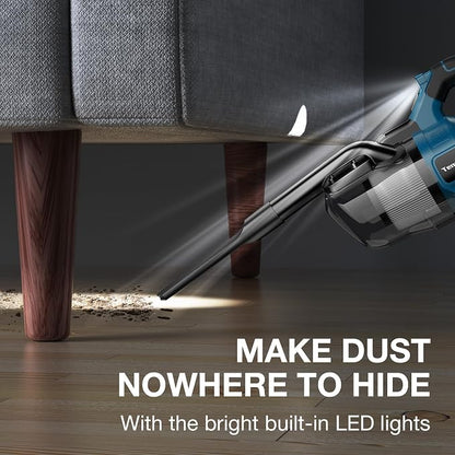 TengXcel Cordless Vacuum Cleaner for Makita 18V LXT Battery, Handheld Vacuum Cleaner for Home Car Hardwood Floor Carpet, Portable Shop Vacuum with Washable HEPA Filter(Tool Only)