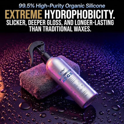AirTighT Advanced Graphene Ceramic Coating 200ml AT-GX Nano Protectant Long-Lasting High Gloss Waterproof Professional DIY Car Paint Care Kit for Cars