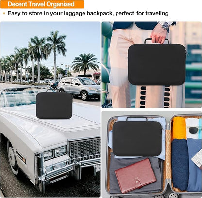 Elonbo Carrying Case for Halo Bolt Ultimate 2.0/3.0 Portable Car Battery Jump Starter/Halo Bolt 55500 mwh/Air 58830/ Air + 55500/58830/ 44400/57720 Emergency Power Kit Holder, Black