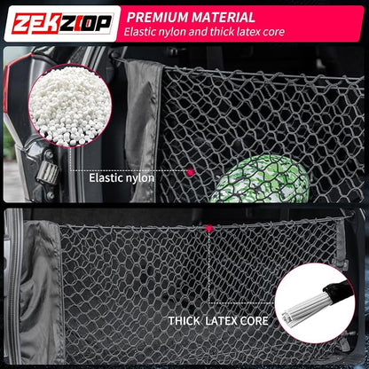 Cargo Net Compatible with 2014-2025 2026 Toyota Highlander Envelope Style Trunk Storage and Organizer Dense Mesh with Storage Bags Luggage Net for 2025 Highlander Exterior Accessories
