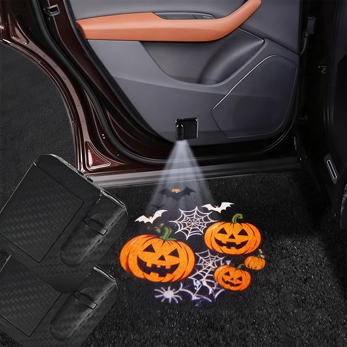 Custom Car Door Light,Car Door Projector Car Projector,Puddle Lights Wireless Car Door Puddle Lights – LED Logo Projector, Universal Car Accessories, Custom Welcome Lights Gift