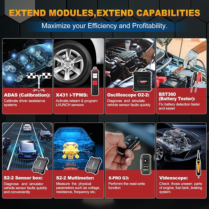 LAUNCH X431 PRO Elite 2026 New Bidirectional Scan Tool, 38+ Reset, ECU Coding, All-in-One Full System Diagnostic Scanner, CANFD&DoIP, FCA AutoAuth, VAG Guide,Same as Pro3s+ 5.0,2 Years Free Update