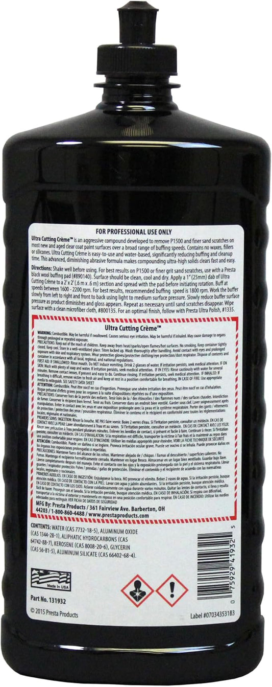 Presta Ultra Cutting Creme - 32oz