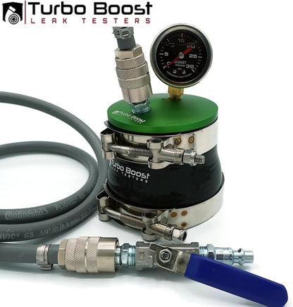 Medium Aluminum Boost Leak Testers (5ft Air line w/Shut-Off Valve)
