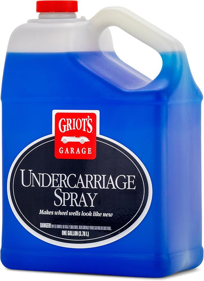 Griot's Garage Undercarriage Spray for Car Cleaning and Detailing, Undercoating for Wheel Wells, Frame, Springs, and More, 11139, One Gallon