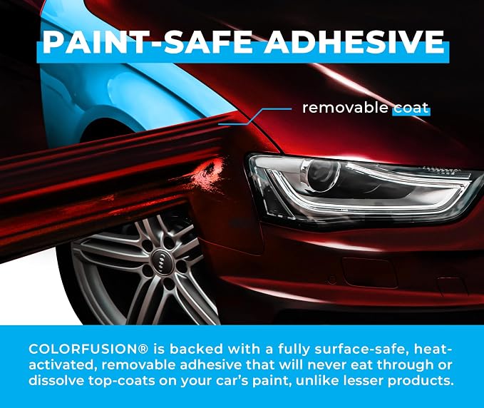 ColorFusion PPF by VViViD, Gloss Demon Dry Apply PPF Vinyl Car Wrap Roll 1ft x 5ft