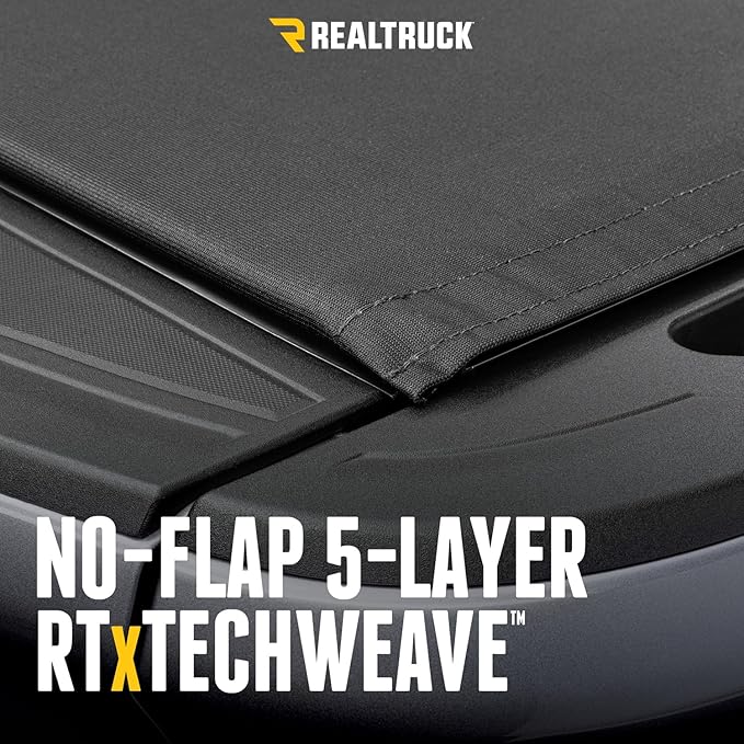 RealTruck TruXedo Pro X15 Soft Roll Up Truck Bed Tonneau Cover | 1471801 | Fits 2014 - 2018, 2019 Limited/Legacy Chevy/GMC Silverado/Sierra 1500 5' 9" Bed (69.3")
